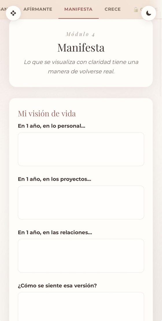 Módulo manifiesta del diario